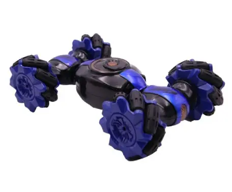 Blue and black remote control toy car.